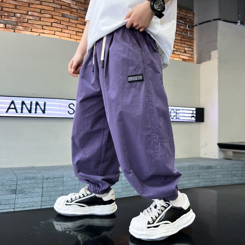男童裤子春秋款2024新款儿童秋装运动裤中大童装男孩秋季休闲长裤
