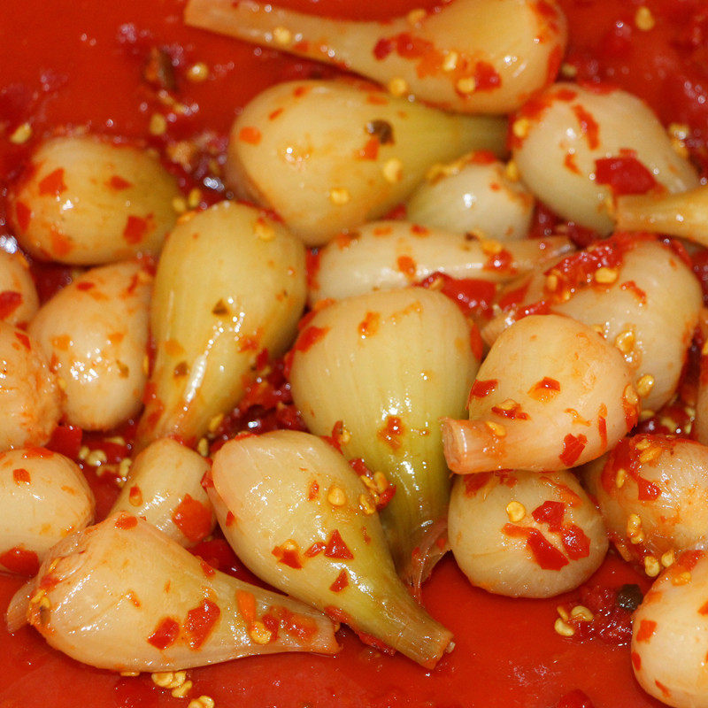 泡菜藠头下饭菜新鲜茭头腌制酸辣荞头正宗农家自制湖南特产咸菜