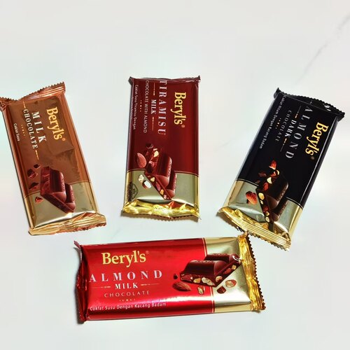 马来西亚原装进口Beryl's倍乐思坚果果仁夹心巧克力棒90克特产