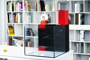 Zonebox海缸背滤缸珊瑚缸 海水鱼缸小型水族箱自动卷纸机桌面缸