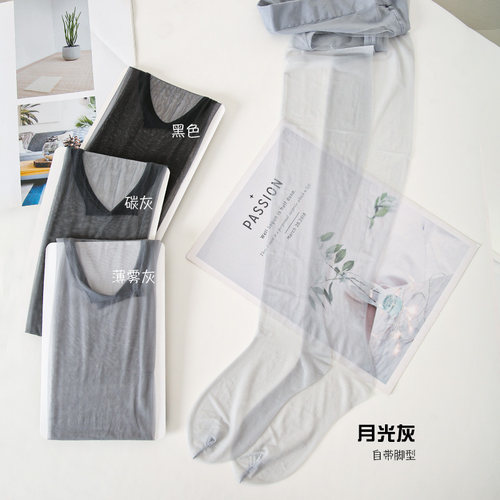 6双灰丝袜t裆哑光高级感黑丝