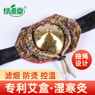 绿源堂艾灸盒随身灸家用肩颈后背熏艾无烟仪器中医院同款专用器具