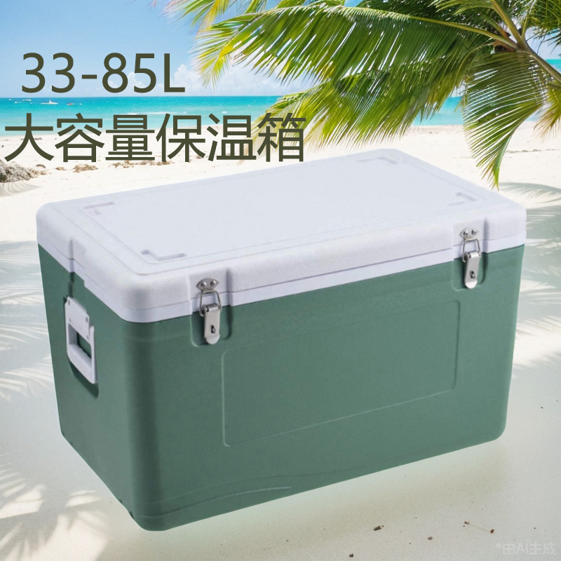 户外大容量商用保温箱冷藏箱摆摊商用露营冰块冷冻冰箱保冷箱海钓