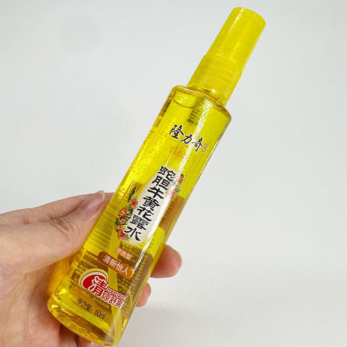 隆力奇蛇胆牛黄花露水60ml驱蚊止痒提神醒脑喷雾清爽怡人瓶装香肤