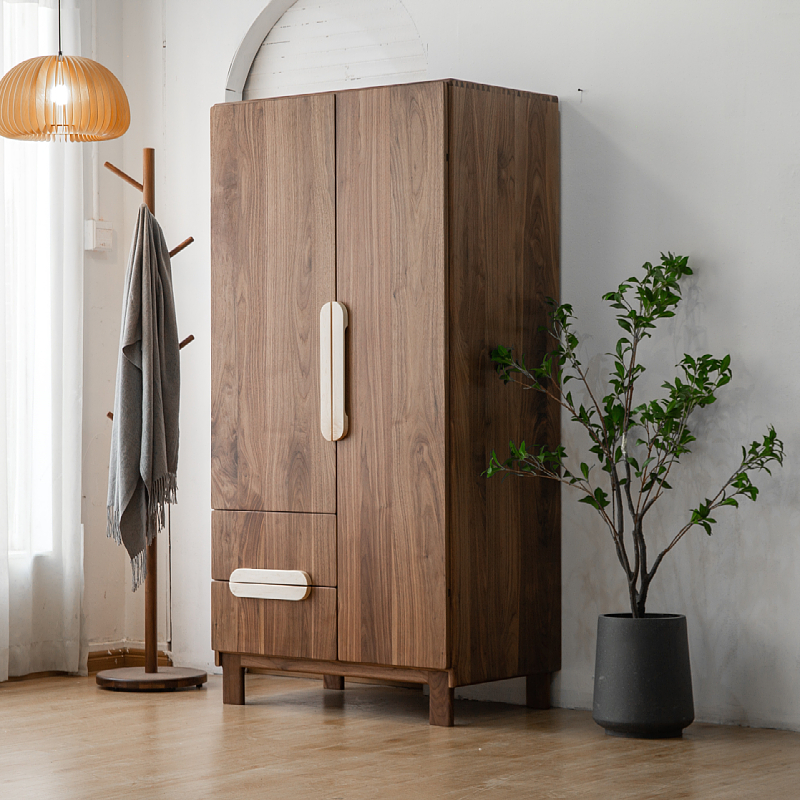 全实木北美黑胡桃木儿童衣柜环保小衣橱小户型储物柜硬枫木樱桃木,住宅家具,儿童衣柜,淘宝优惠券,粉丝福利购,淘宝优惠卷