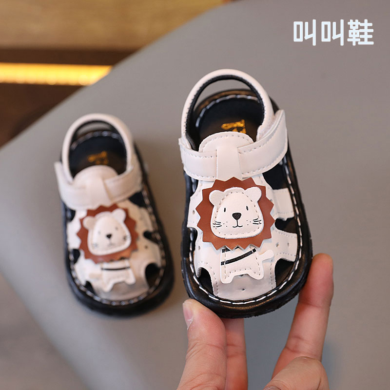儿童学步鞋透气男女卡通凉鞋