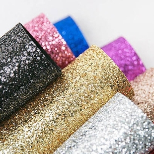 闪粉布B0108 闪亮布 韩国进口不织布手工DIY布料0.8mm薄款 大亮片