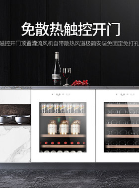 隐逸名望电动开门嵌入式酒柜