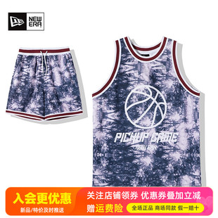 NewEra纽亦华男女双面穿五分短裤无袖篮球背心13095690/13095662