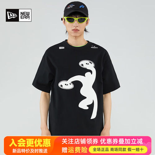 NewEra纽亦华FMACM X KOOD三方联名男女同款短袖T恤13413115