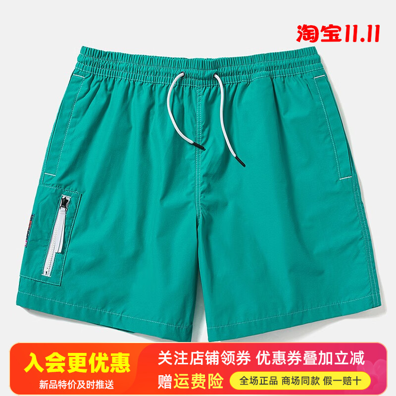 Timberland添柏岚户外男裤轻量透气运动休闲跑步五分裤短裤A6715