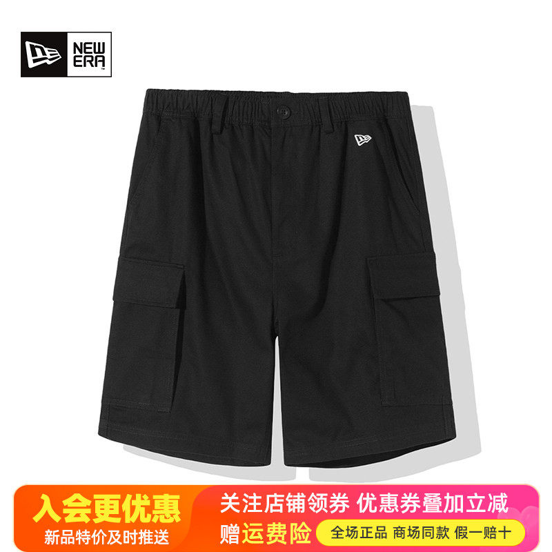 NewEra纽亦华运动休闲男女裤棉工装五分短裤13075393/13075394