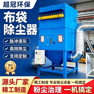 工业除尘设备木工粉尘末收集器耐高温锅炉粉碎滤筒脉冲布袋除尘器
