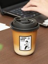 奶茶打包u型高档精致带盖打包袋商用 一次性咖啡杯子PET透明冰美式