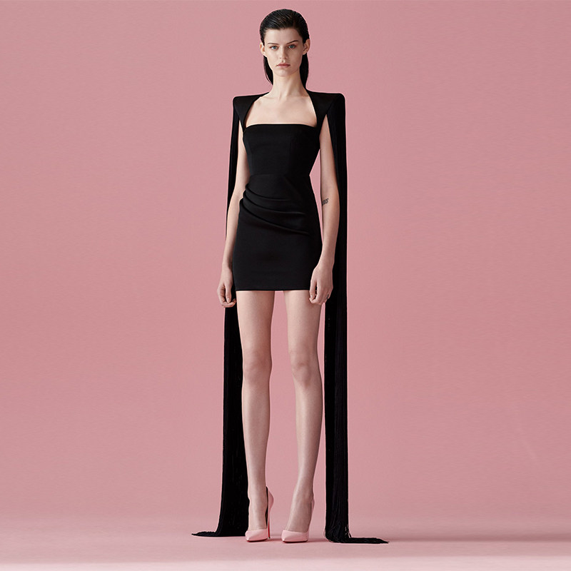 晚礼服女宴会气质个性女装2025新款包臀短裙显瘦小礼服时尚连衣裙