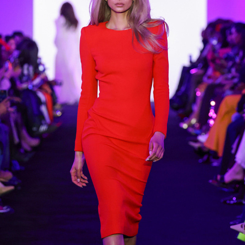 晚礼服2026新款时尚气质个性派对妈妈装小礼服宴会连衣裙红色小众