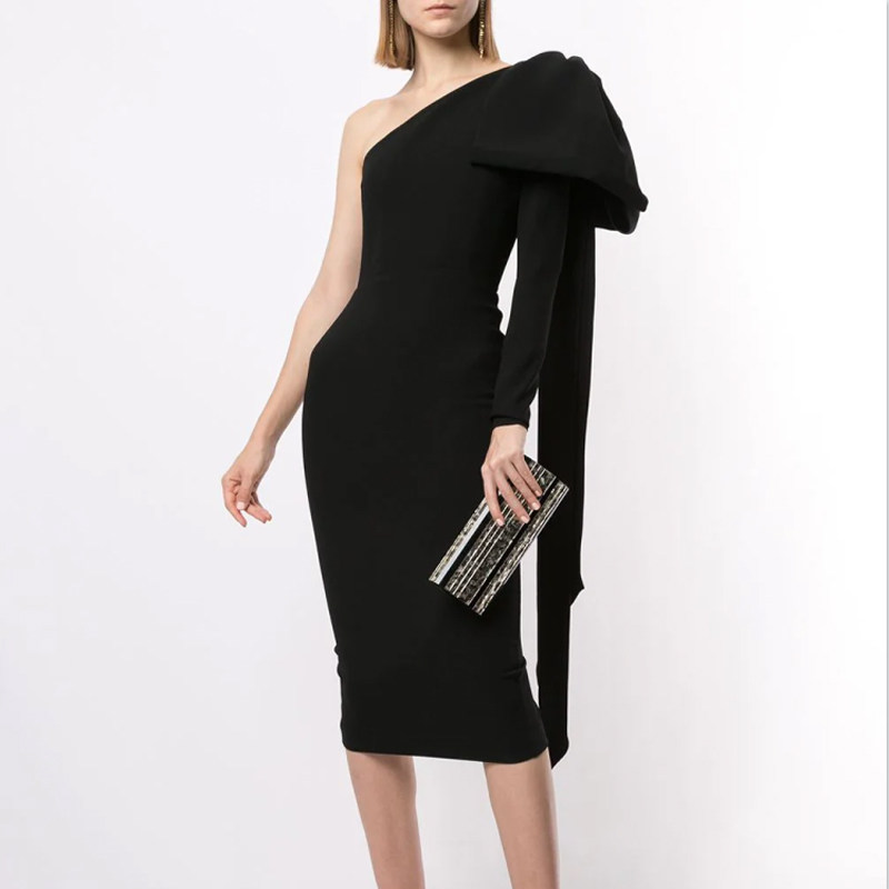 晚礼服2026新款年会女生独唱演出服生日派对宴会小礼服连衣裙修身