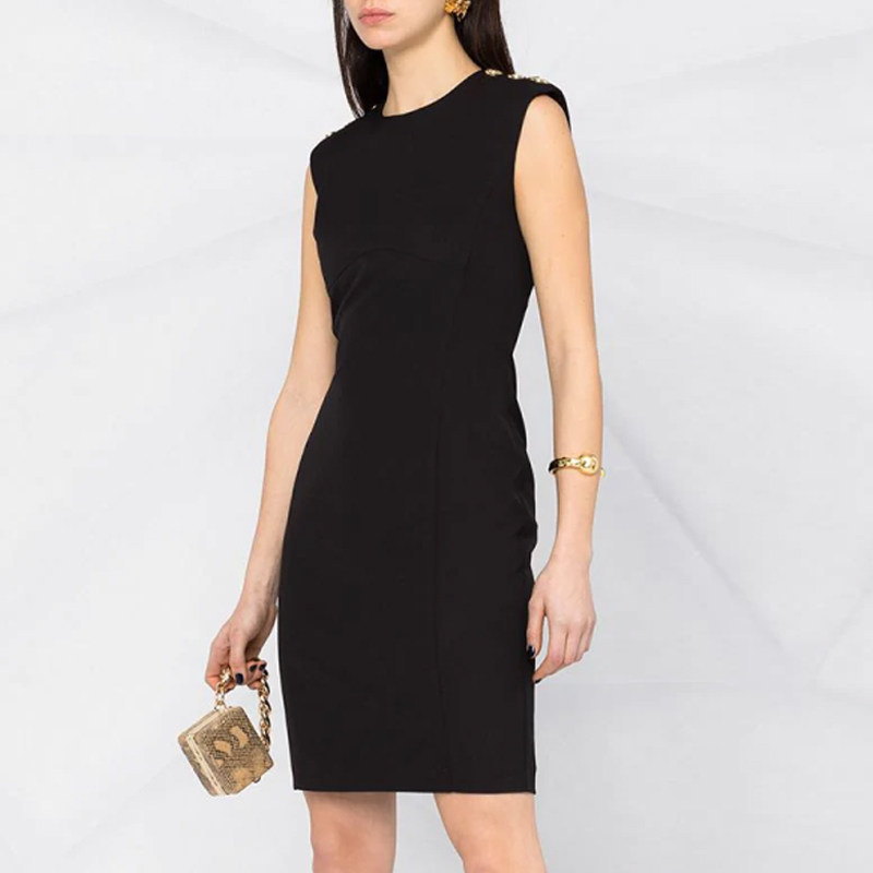 时尚晚礼服2026新款法式短款简单大方宴会年会小礼服连衣裙显瘦女