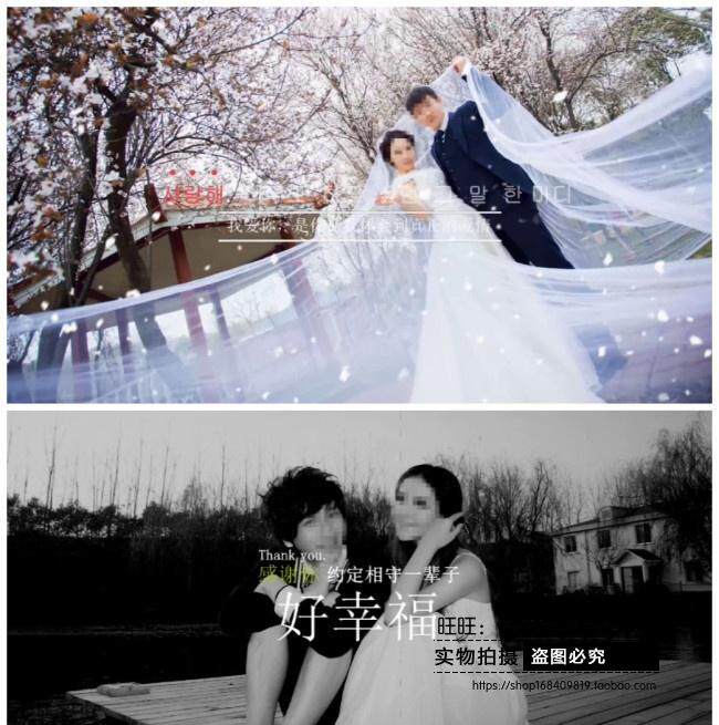 会声会影x8婚庆婚礼片头 中式婚礼家庭相册相册会声会影模板素材l