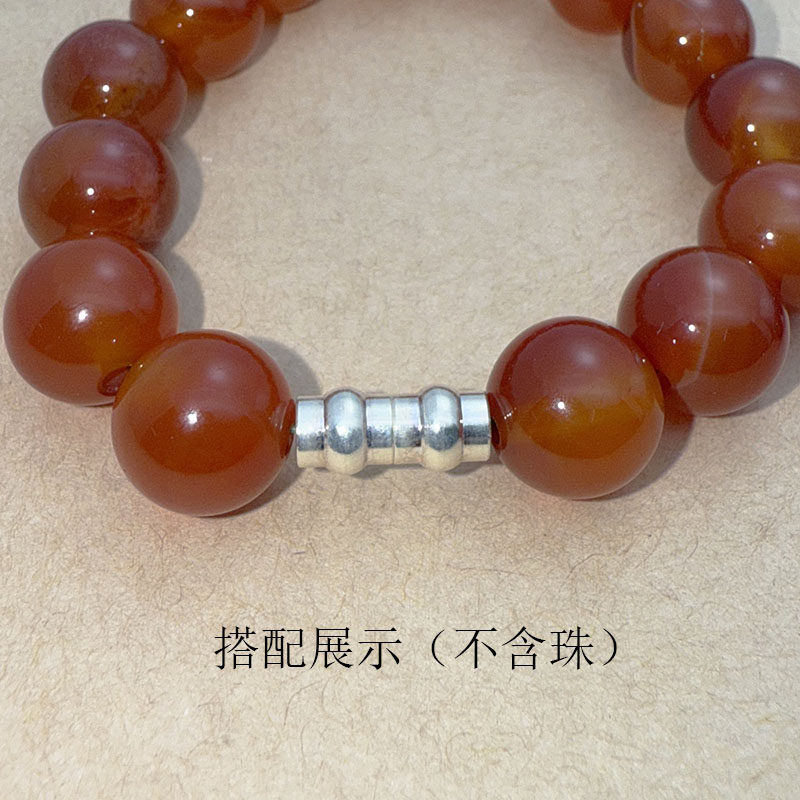 S925纯银灯笼旋转扣项链手链扣头