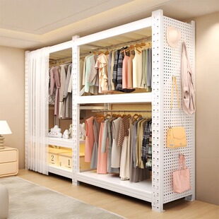 货架衣柜简易组装 衣架落地卧室出租屋宿舍衣橱收纳柜子储藏置物架