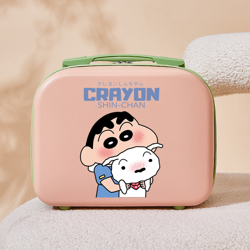 公司定制礼品单新款蜡笔小新行李箱拉杆箱旅行箱万向轮密码箱14寸