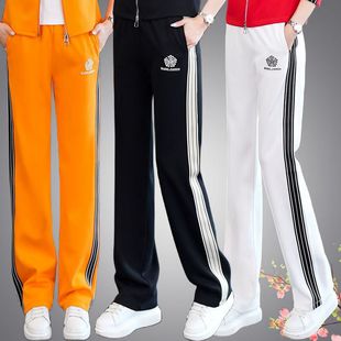 网红鬼步舞跳舞杨丽萍休闲运动卫裤 秋冬时尚 女 棉质长裤 广场舞新款