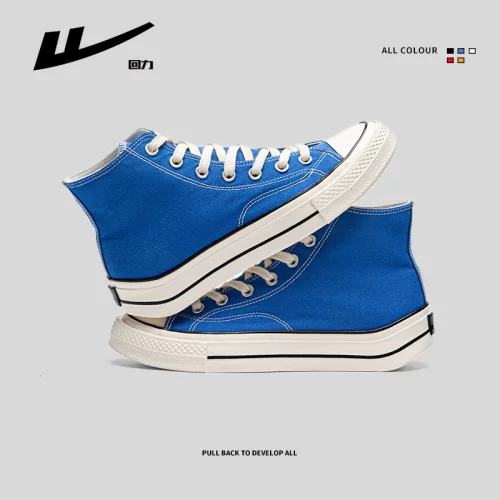 正品回力黑色白色蓝色红色帆布鞋女厚底百搭鞋子布鞋休闲板鞋