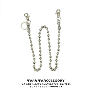 服饰搭配串珠裤 ins同款 男士 热卖 链简约复古潮男配饰 新款