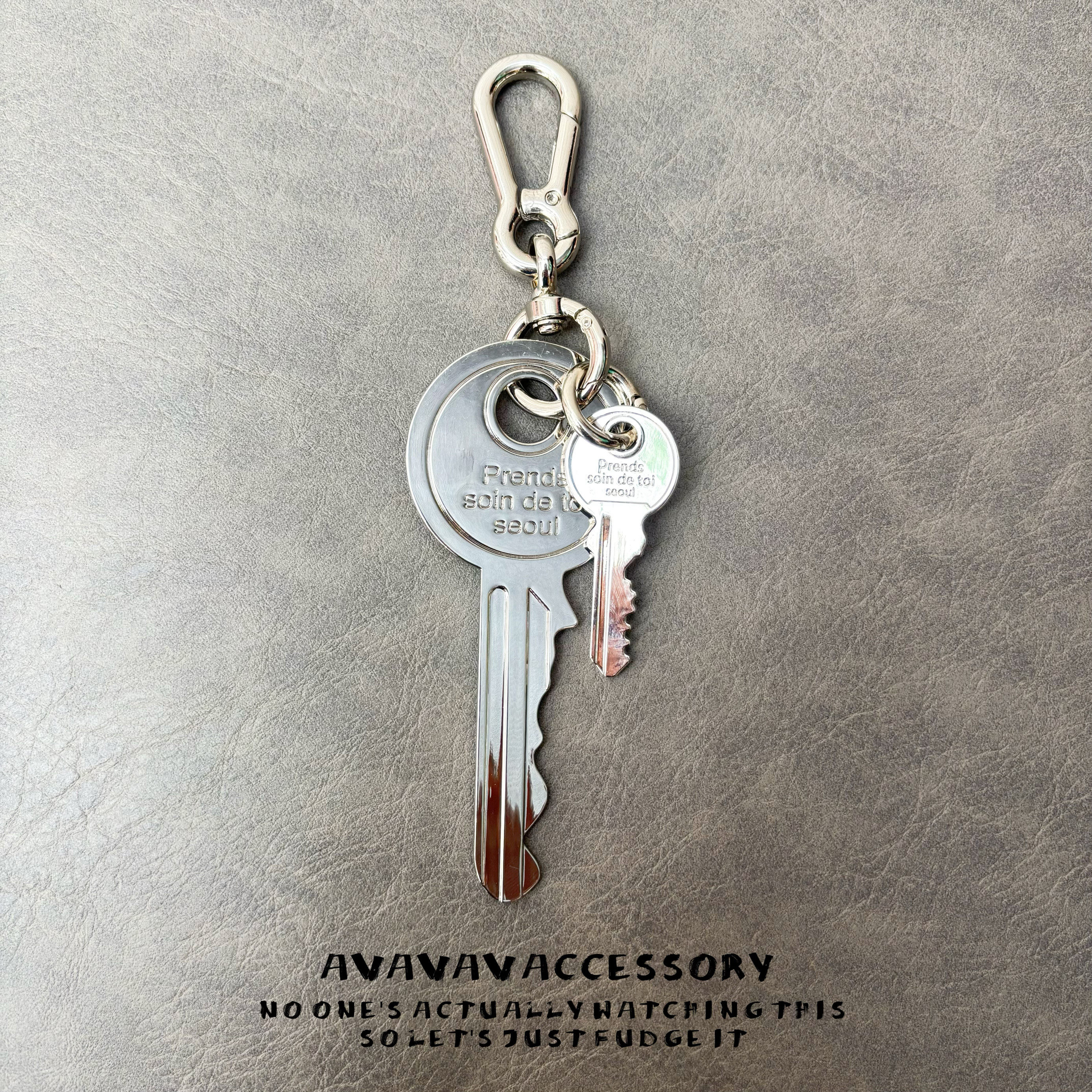 AVAVAV  韩系ins小众设计感钥匙扣挂件高级感包包挂饰情侣礼物