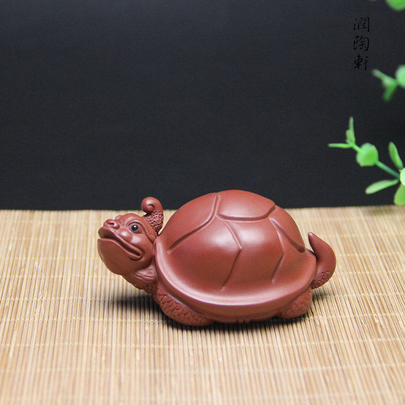 招财摆件紫砂茶宠龙龟