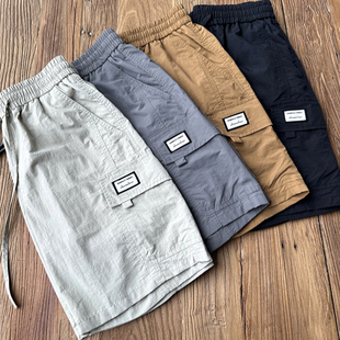 夏季 男士 宽松工装 薄款 山系户外 短裤 速干透气五分裤 柜200