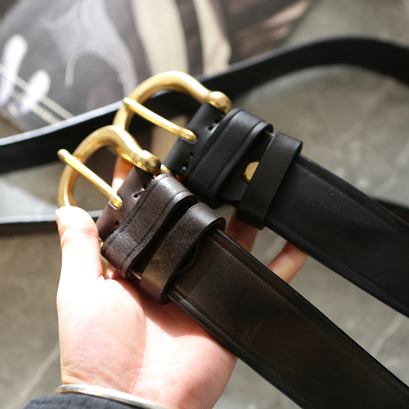 真皮针扣装饰简约百搭时尚皮带