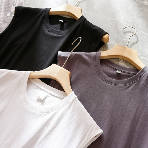 男士夏季潮牌个性运动坎肩背心