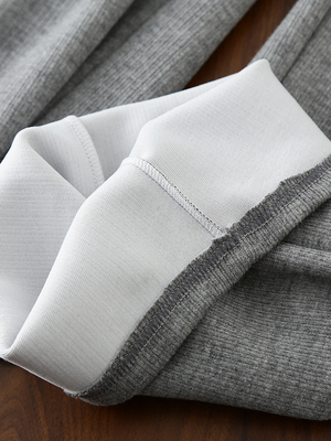 简约早秋时尚竖条显瘦直筒休闲裤