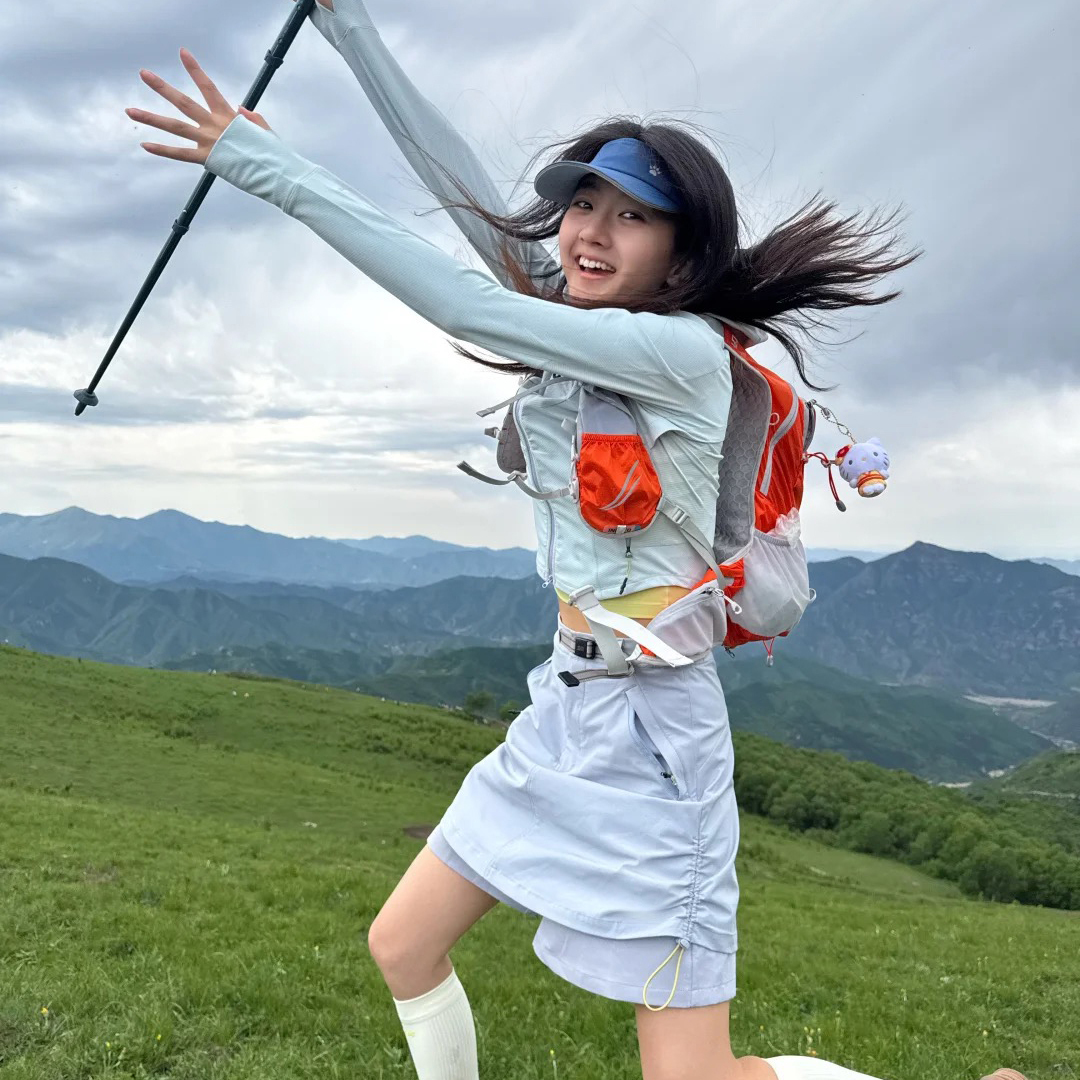 轻量设计感运动户外假两件裤裙