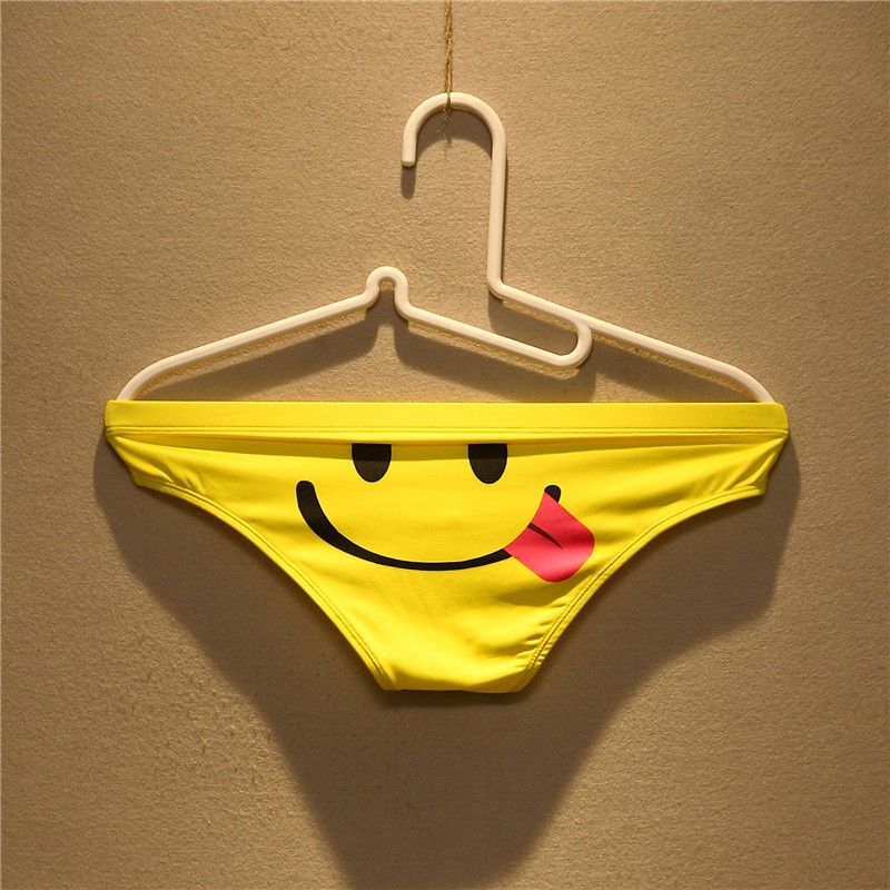 夏季男士低腰透气印花三角内裤