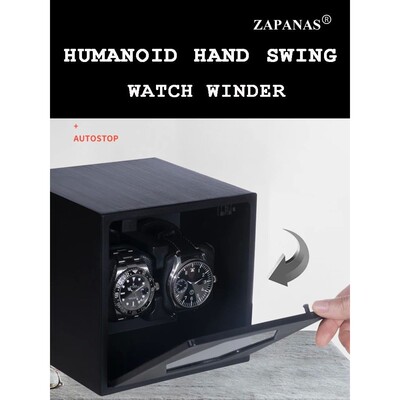 ZAPANAS WATCH WINDER FOR Automatic Watch NEW MODE METAL LEAT