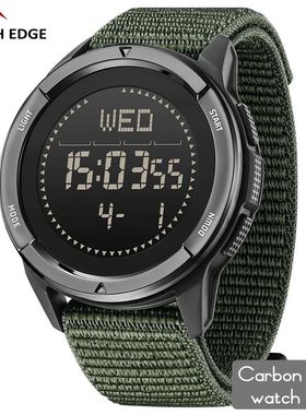 NORTH EDGE ALPS Men's Digital Carbon fiber Watch Shock Milit