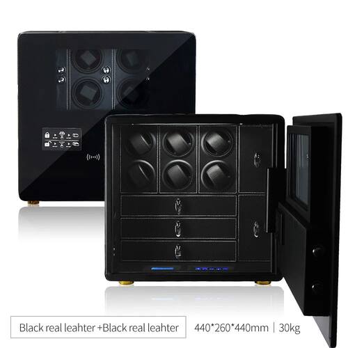 6 9 12 Automatic Watch Winder Intelligent Safe Box Display H