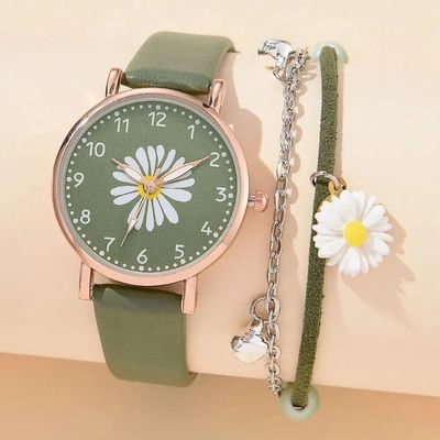 New Watch for Women Dress Romantic Bracelet WristWatch Fashi