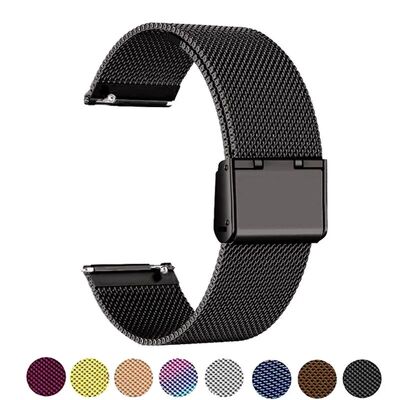 22mm 20mm Milanese Loop Strap For Samsung Galaxy Watch 7 6 5