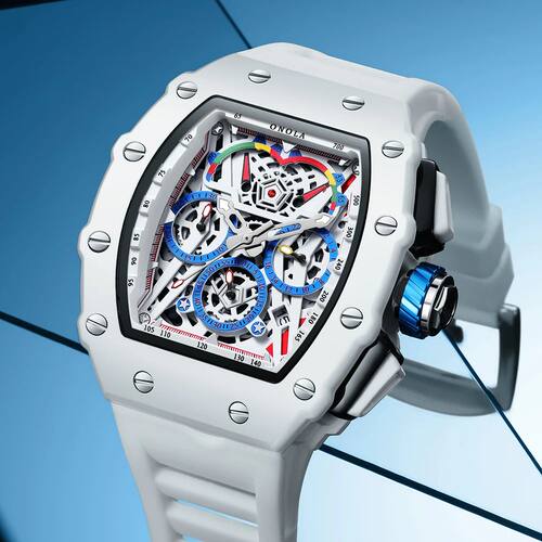 Luxury Watch Men's ONOLA Fashion Casual  Multifunctional Sil