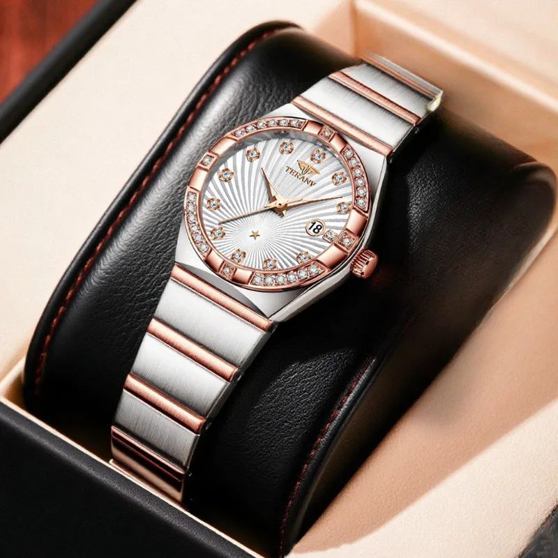 Luminous Ultra Thin Womens Watch Quartz Movement Minimalist