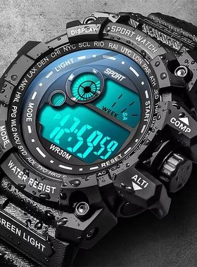New Men LED Digital Watches Luminous Fashion Sport Waterproo