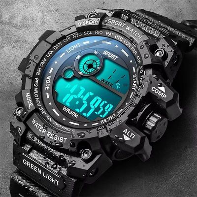 New Men LED Digital Watches Luminous Fashion Sport Waterproo