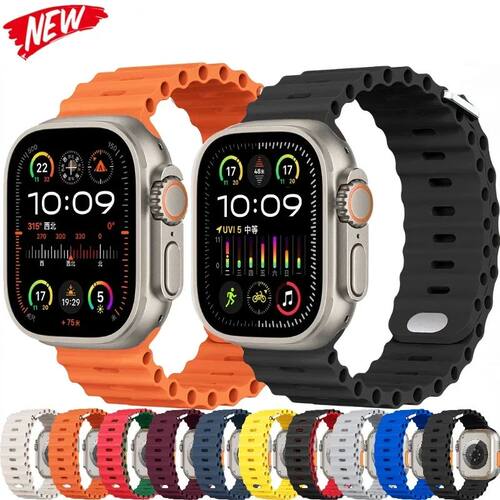 Ocean strap For Apple Watch Ultra 2 Band 49mm 9 8 7 45mm 41m