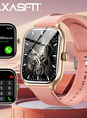 LAXASFIT 2025 New Smart Watch Bluetooth Call Message Reminde