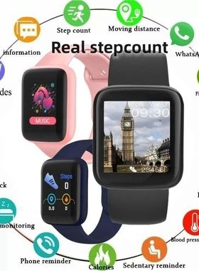B37 Real Step Count Rechargeable Smart Watch New Men's and W