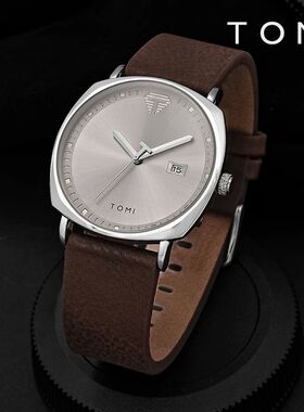 TOMI Men's Watch Minimalist Fashion Sports Watch Calendar Le